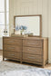 Cabalynn King Panel Bed with Storage with Mirrored Dresser, Chest and 2 Nightstands