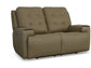 Iris Power Reclining Loveseat with Power Headrests