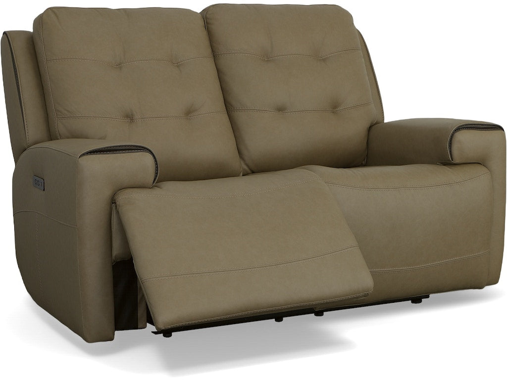 Iris Power Reclining Loveseat with Power Headrests